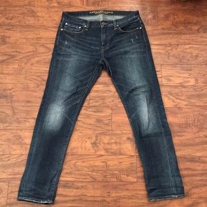Men’s American Eagle - Skinny - 33x32 - Med Blue